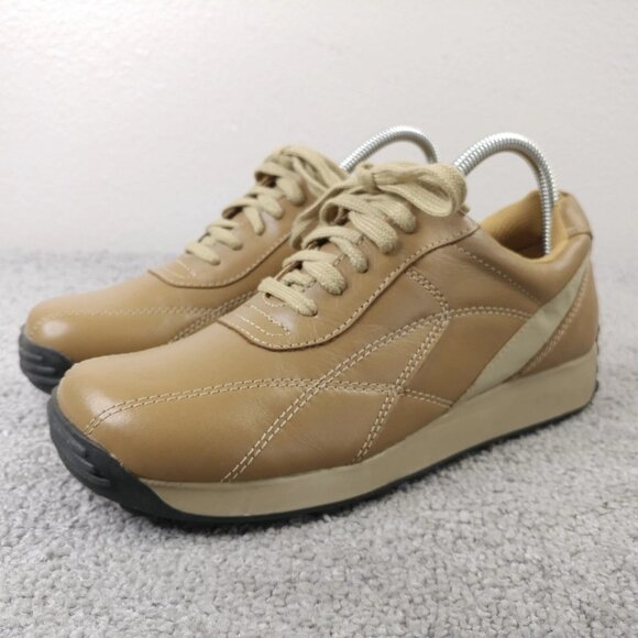 Wanted Speed Womens Size 8 Sneakers Tan Brown Comfort Shoes Low Top Lace Up - Picture 1 of 9